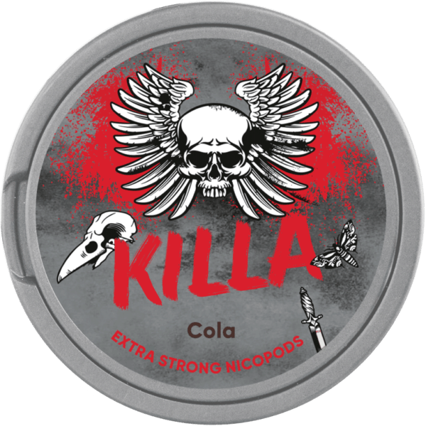 killa cola snus nicotine pouches the pod block