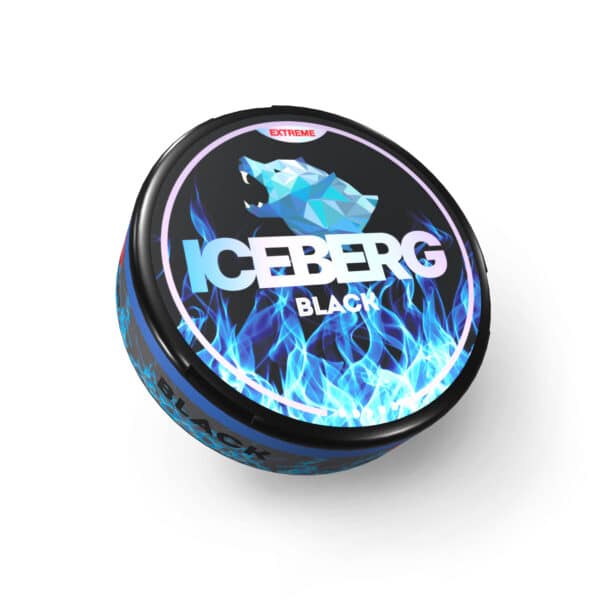 iceberg ultra black snus nicotine pouches the pod block new