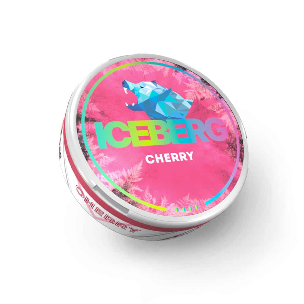 iceberg cherry snus nicotine pouches the pod block new