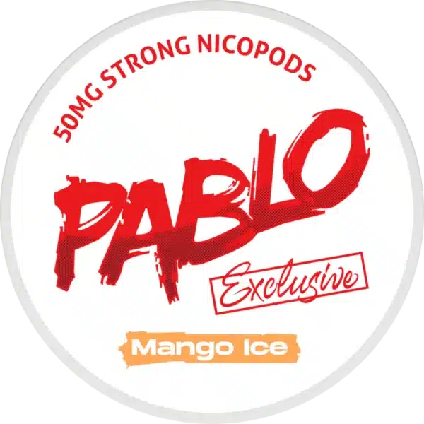 pablo mango ice snus nicotine pouches the pod block