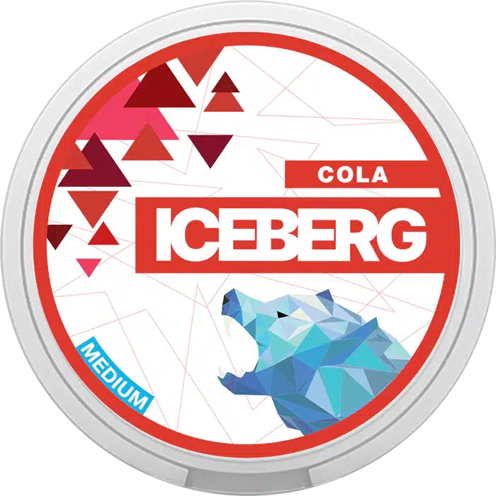 iceberg light cola snus nicotine pouches the pod block new