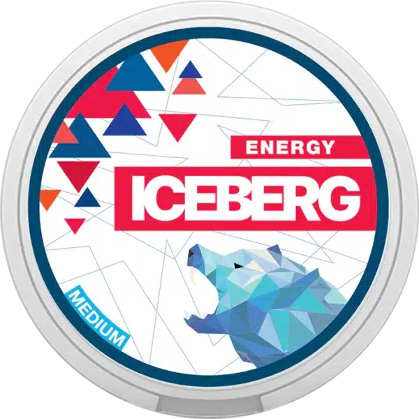 iceberg light energy snus nicotine pouches the pod block new