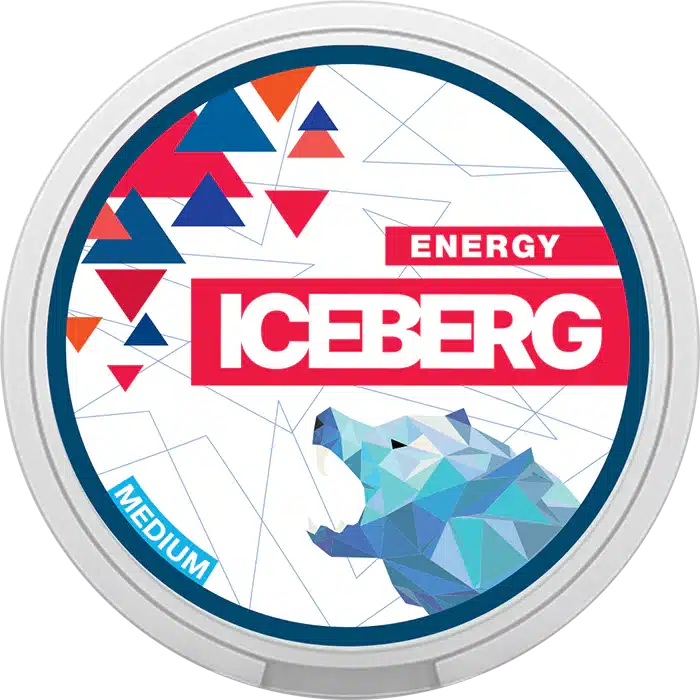 iceberg light energy snus nicotine pouches the pod block new