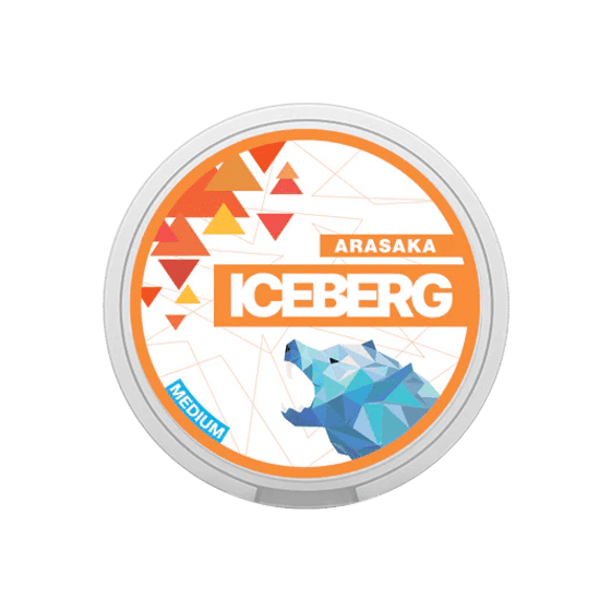 iceberg light arasaka fresh snus nicotine pouches the pod block new