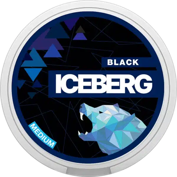 iceberg light black snus nicotine pouches the pod block new