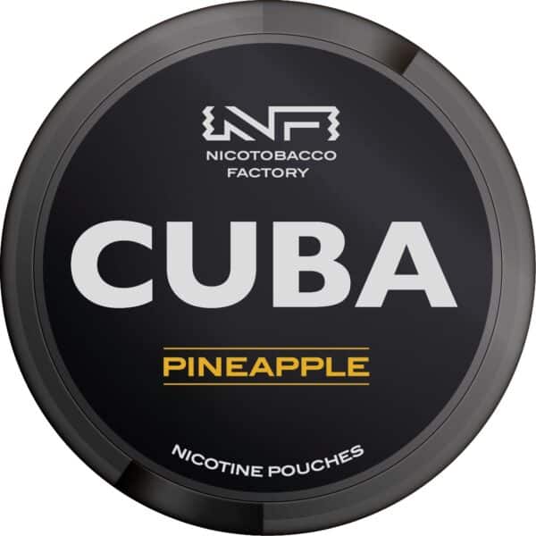 cuba black line pineapple nicotine pouches the pod block new