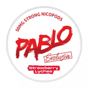 pablo strawberry lychee snus nicotine pouches the pod block