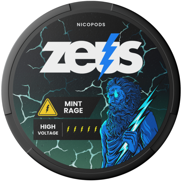 zues mint range snus nicotine pouches the pod block new