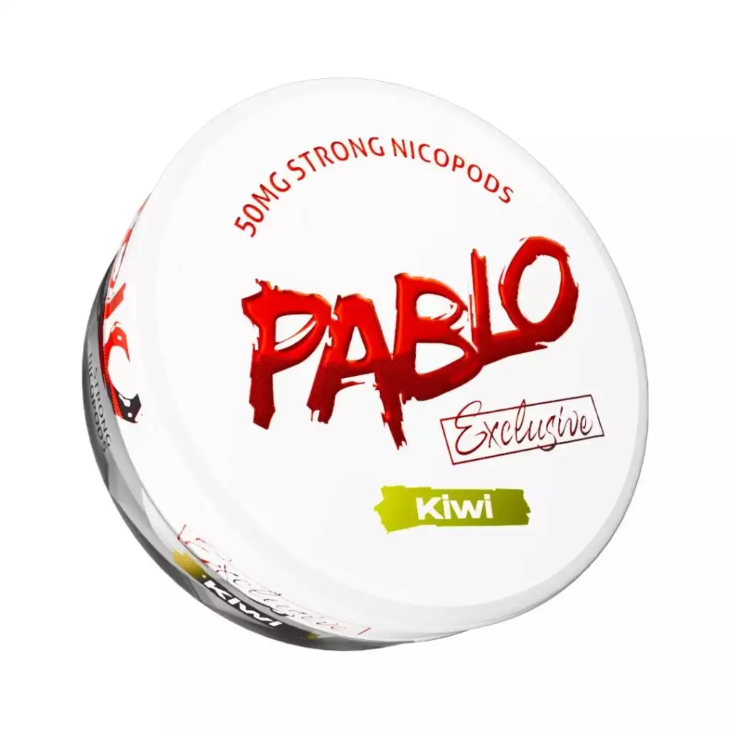 pablo kiwi snus nicotine pouches the pod block