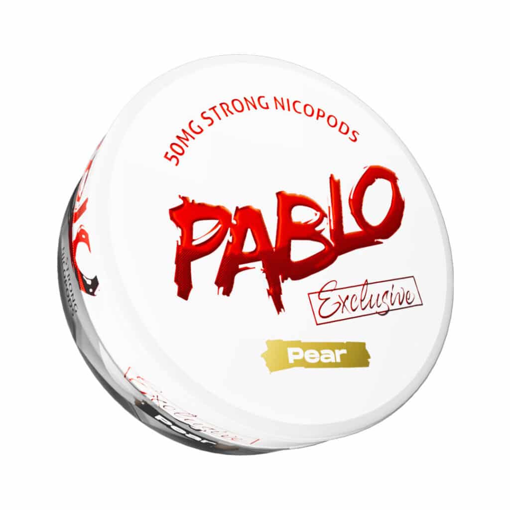 pablo pear snus nicotine pouches the pod block